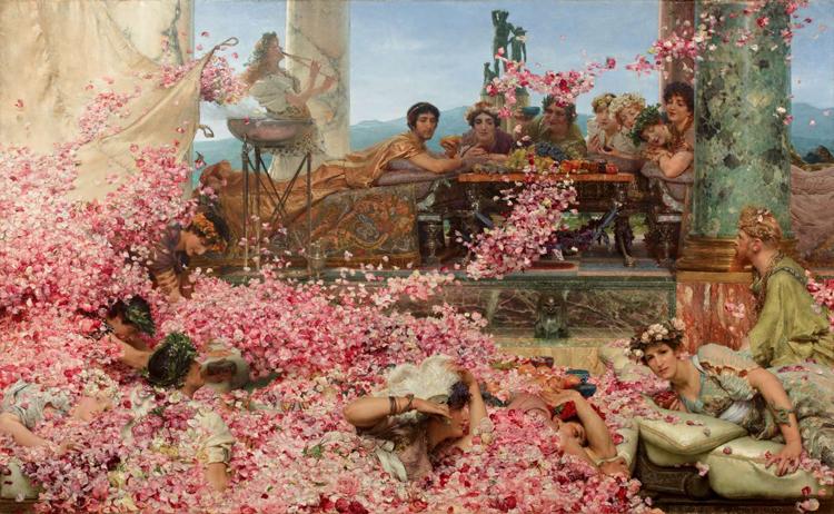Alma-Tadema, Sir Lawrence The Roses of Heliogabalus (mk23) oil painting image
